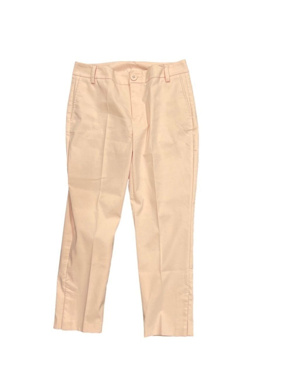 Cabi Sz 8 pale pink split ankle pants with front and back pockets